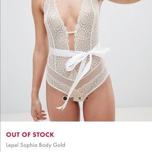 Lepel Sophia Body Gold. Size 8 brand new